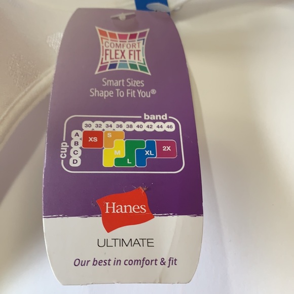 New, Hanes ultimate all day comfort wire free bra - Picture 5 of 5